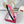 Ceinture Réversible The Bold Edition 30 mm Cuir de veau Rose Noir Boucle Dorée