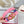 La ceinture réversible Bold Edition 30 mm veau rose et violet boucle dorée