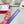 La ceinture réversible Bold Edition 30 mm veau rose et violet boucle dorée