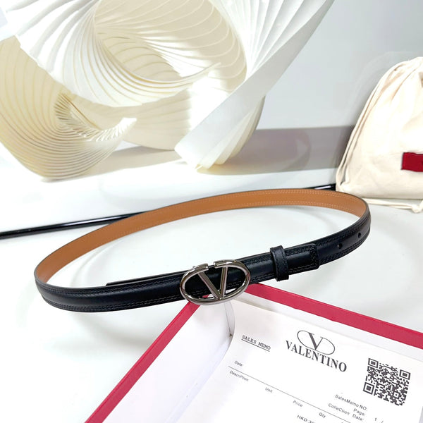 Ceinture Bold Edition 20mm Cuir de veau marron noir Boucle noire