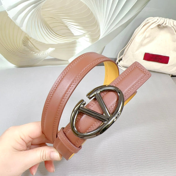 Ceinture Bold Edition 30mm veau marron jaune boucle noire