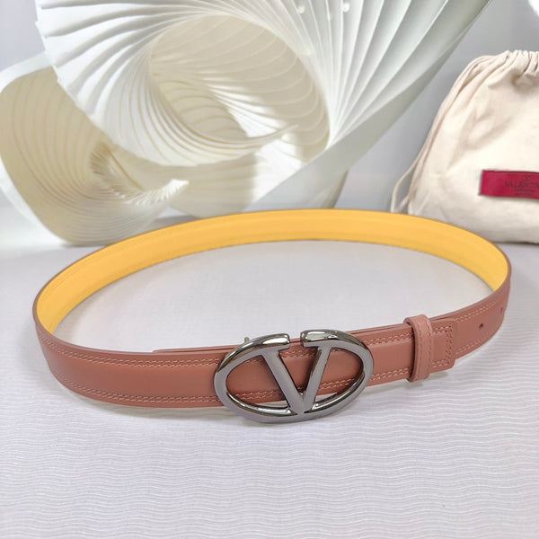 Ceinture Bold Edition 30mm veau marron jaune boucle noire