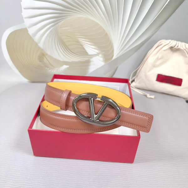 Ceinture Bold Edition 30mm veau marron jaune boucle noire