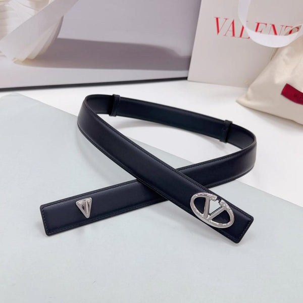 Ceinture The Bold Edition 30 mm veau noir boucle argentée