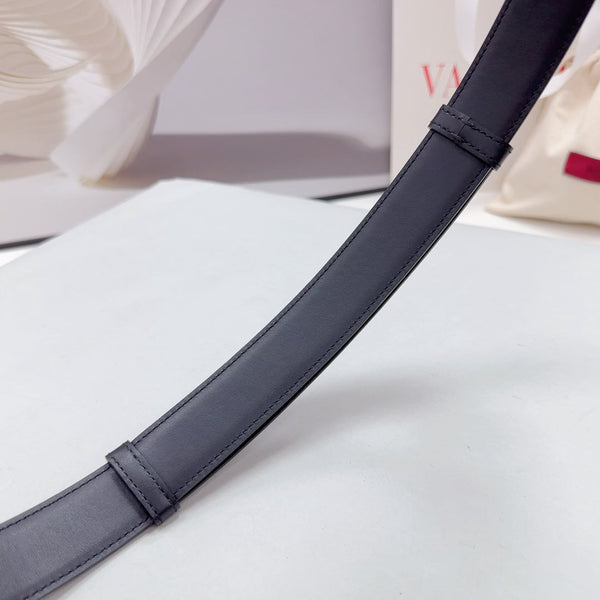 Ceinture The Bold Edition 30 mm veau noir boucle argentée