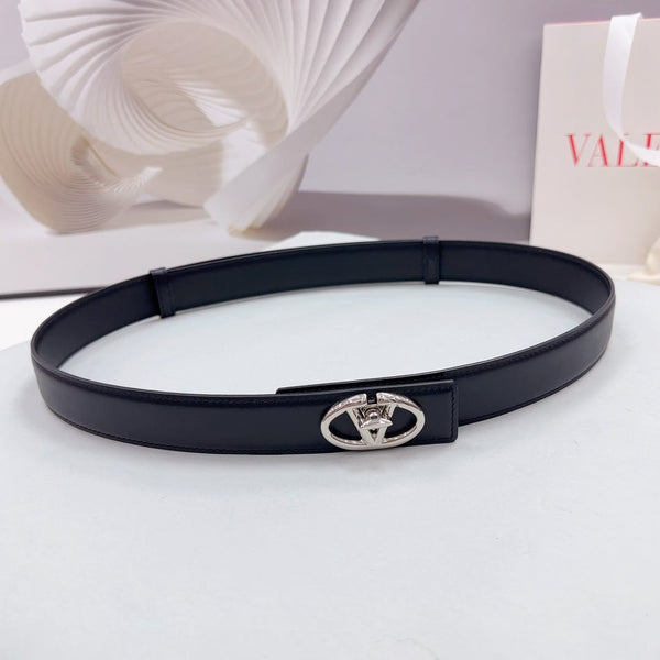 Ceinture The Bold Edition 30 mm veau noir boucle argentée