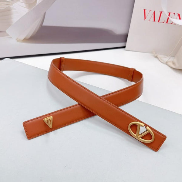 The Bold Edition Belt 30mm Brown Calfskin Gold Buckle