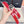 CC 3.0cm Belt Red Crocodile-Embossed 209364