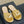 mule sandal flower gold metalic beige lambskin