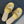 mule sandal flower gold metalic beige lambskin