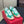 Upvillage Trainer In Shamrock Green Mix Light Pink Suede With Laminated Calfskin 992727