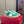 Upvillage Trainer In Shamrock Green Mix Light Pink Suede With Laminated Calfskin 992727
