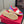 Upvillage Trainer In Red Mix Purple Laminated Calfskin With Suede 992732