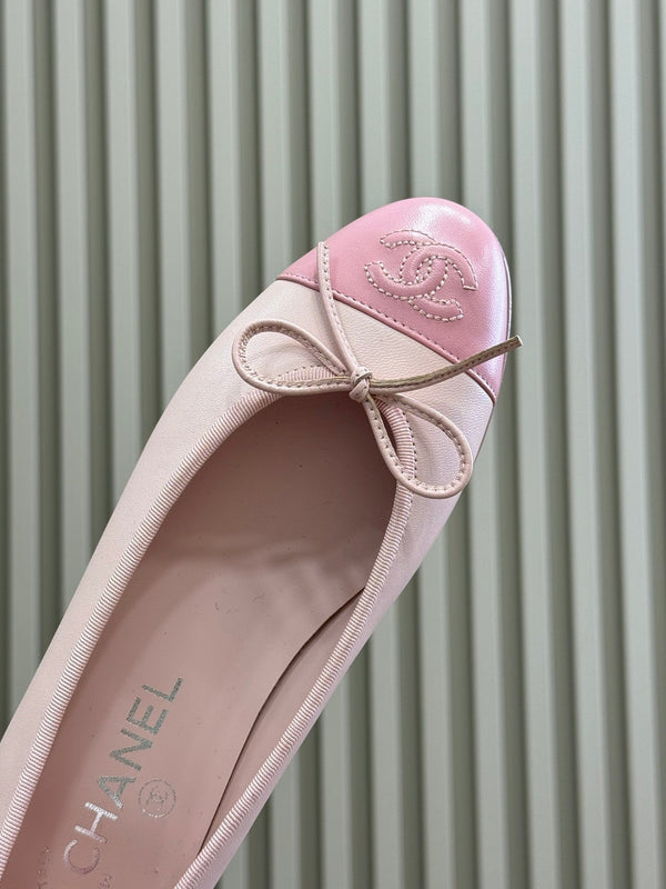 CC Classic Ballerine in pelle di agnello rosa 282275