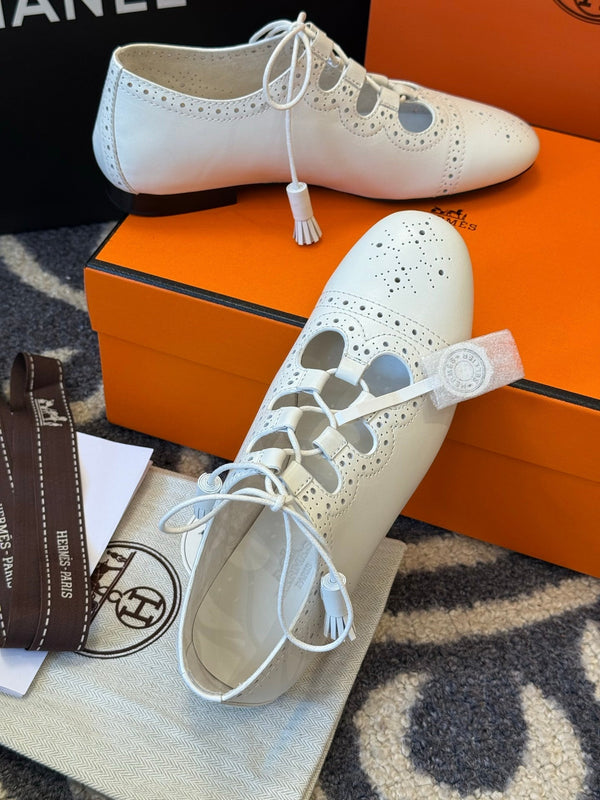 HM 25 Marry Jane White Lambskin 347840
