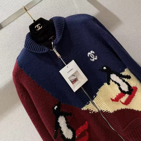 CC 26N Zipped Cardigan Multicolor Cashmere 448802