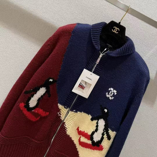 CC 26N Zipped Cardigan Multicolor Cashmere 448802
