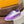 LV TIME OUT SNEAKER VIOLA MIX PELLE DI VITELLO BIANCA