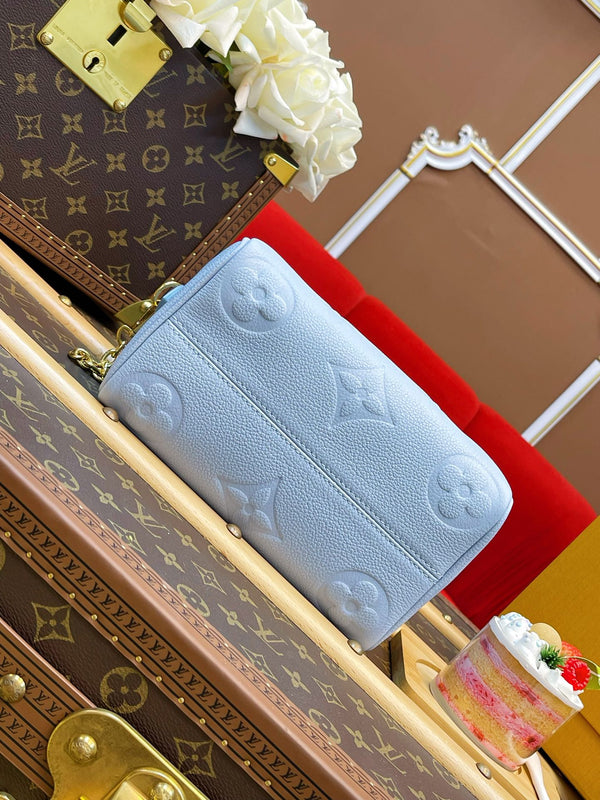 LV Speedy Bandoulière 20 Pelle monogramma blu Empreinte