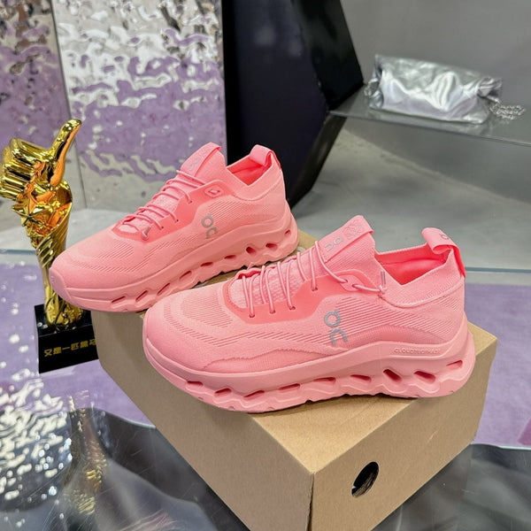 Sneaker Loewe x On Cloudtilt in pelle di vitello rosa