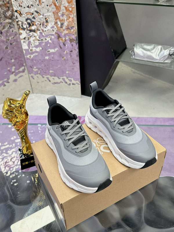 Sneaker Loewe x Running Cloudtilt2.0 in pelle di vitello grigia