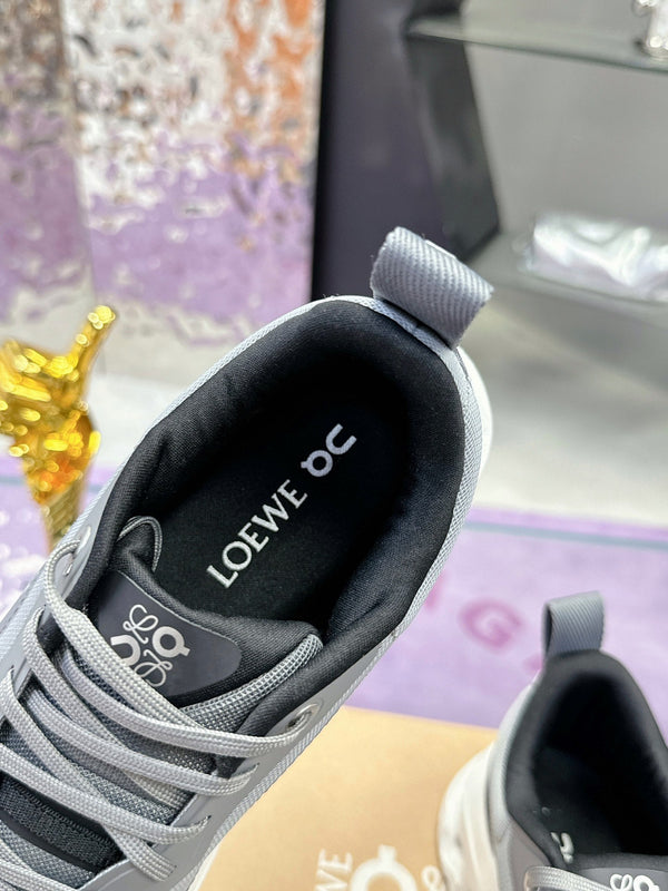 Sneaker Loewe x Running Cloudtilt2.0 in pelle di vitello grigia