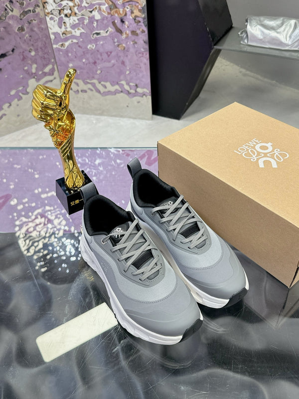 Sneaker Loewe x Running Cloudtilt2.0 in pelle di vitello grigia
