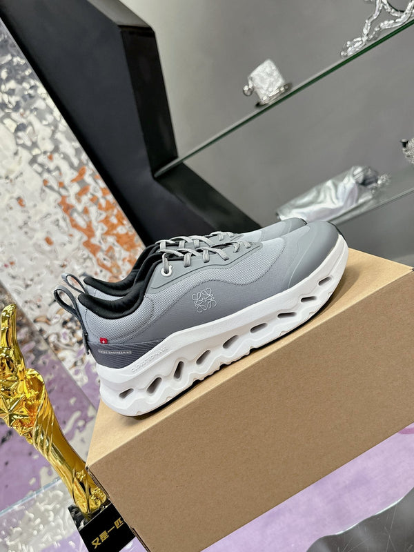 Sneaker Loewe x Running Cloudtilt2.0 in pelle di vitello grigia