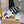 Sneaker Loewe x Running Cloudtilt2.0 in pelle di vitello bianca e blu