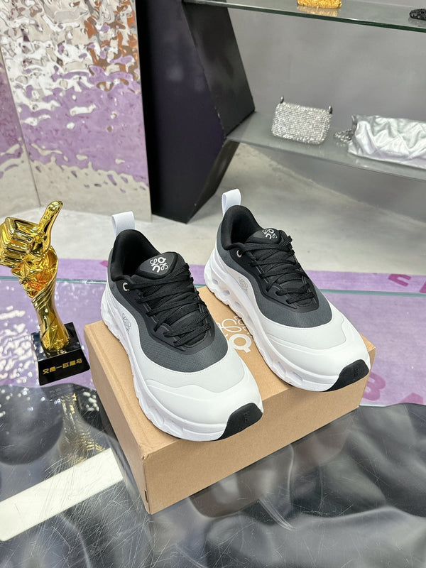 Loewe x Running Cloudtilt2.0 Sneaker Bianco Nero Pelle di vitello