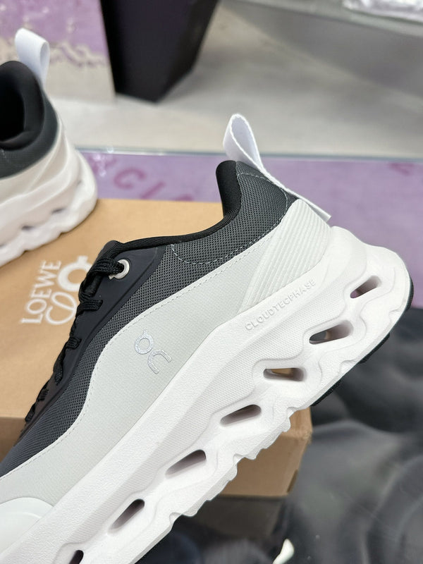 Loewe x Running Cloudtilt2.0 Sneaker Bianco Nero Pelle di vitello