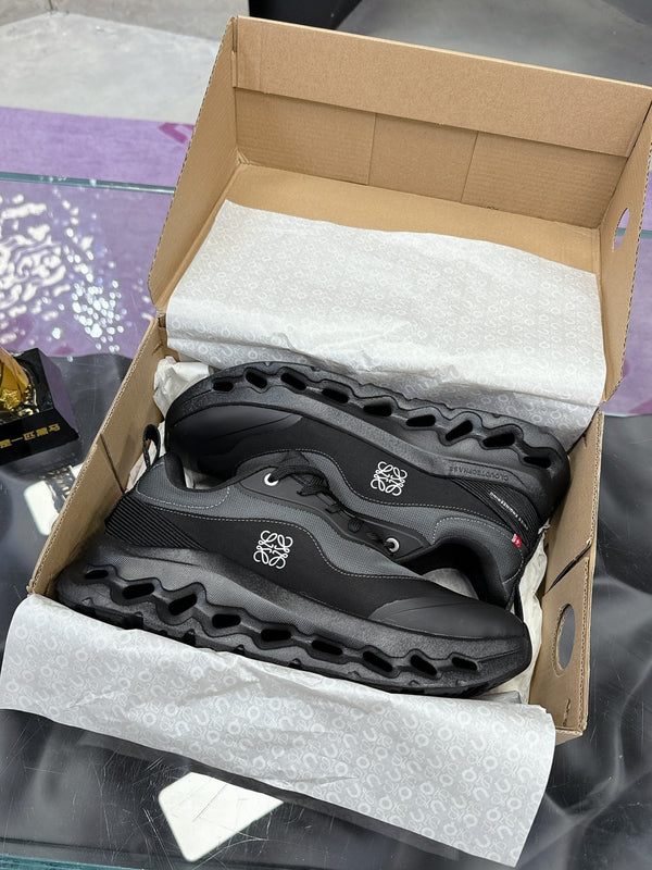 Loewe x Running Cloudtilt2.0 Sneaker in pelle di vitello nera