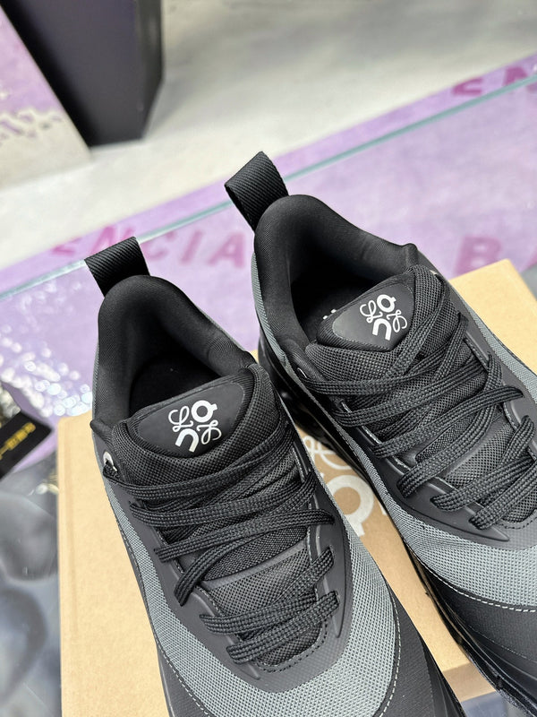 Loewe x Running Cloudtilt2.0 Sneaker in pelle di vitello nera