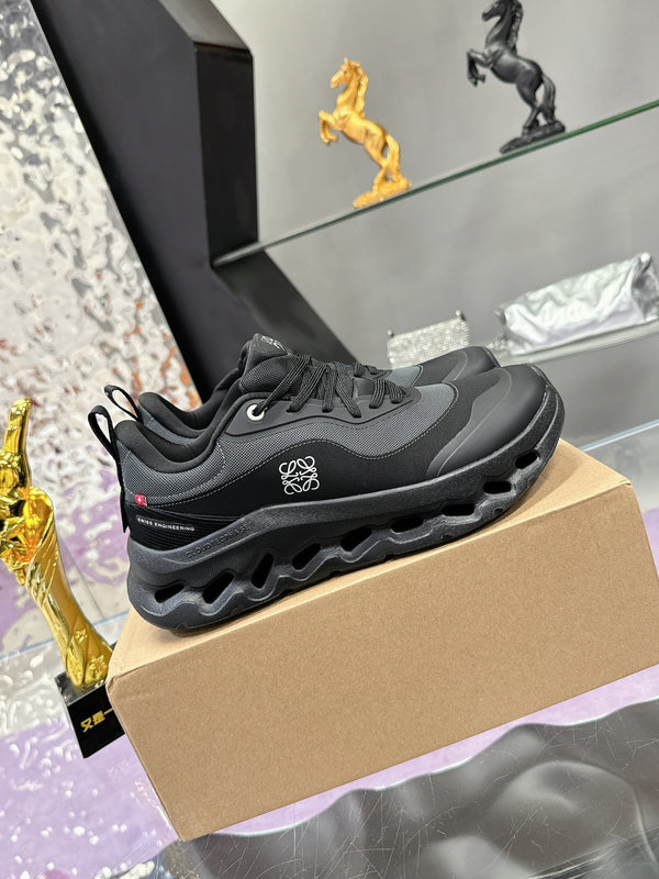 Loewe x Running Cloudtilt2.0 Sneaker in pelle di vitello nera