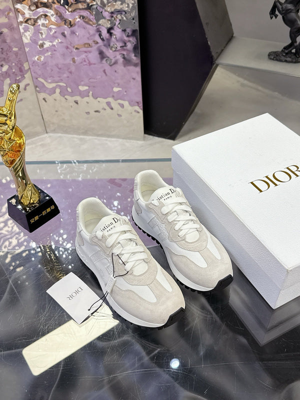 CD C'est Dior Sneaker White Mesh Suede Calfskin 546580