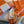 HM Blanket Orange Beige Wool Cashmere