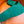 CD AQUA EMBROIDED SANDAL SEA GREEN FABRIC