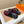 HM Men's Kazimir Sandals Black Red Calfskin 735741