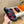 HM Men's Kazimir Sandals Black Red Calfskin 735741