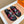 HM Men's Kazimir Sandals Black Red Calfskin 735741