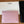 TRIOMPHE Card Holder Pink Cowhide& Fabric GHW