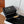 TRIOMPHE Business Card Holder Black Cowhide GHW