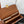 TRIOMPHE Flap Wallet Card Holder 19cm Tan Shiny Cafskin