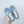 LV Trainer Sneaker Velcro Strap Blue Cowhide