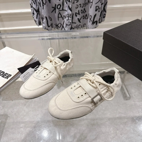 Prad 26S Low-Top Sneakers Re-Nylon Canvas Strap 148098