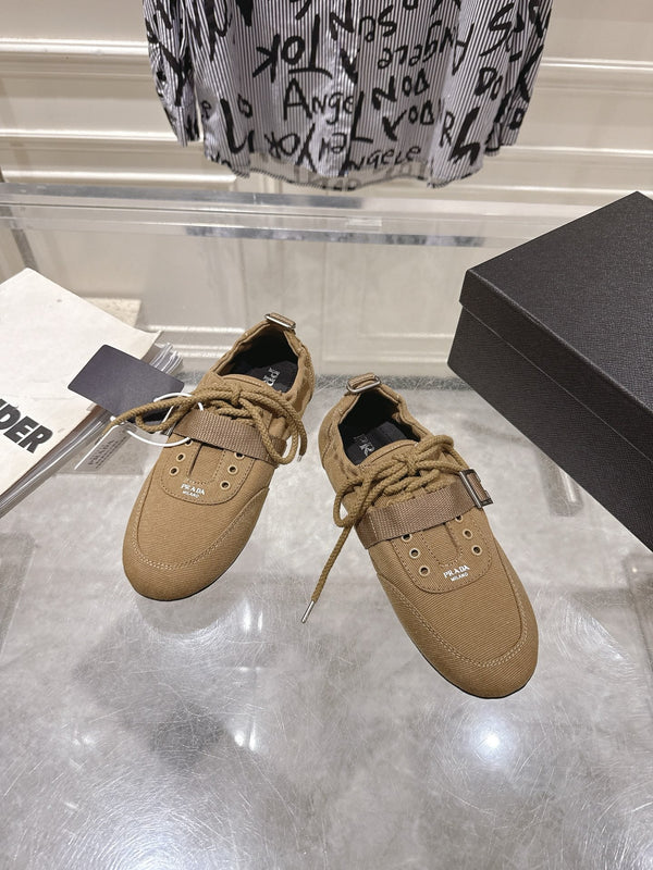 Prad 26S Low-Top Sneakers Re-Nylon Canvas Strap 148098