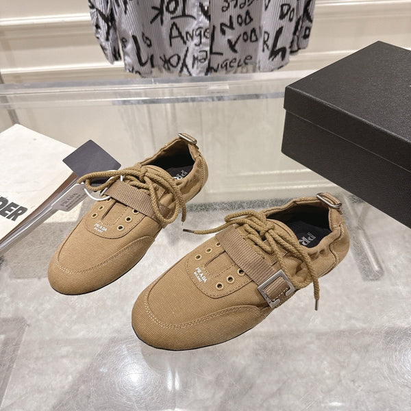 Prad 26S Low-Top Sneakers Re-Nylon Canvas Strap 148098