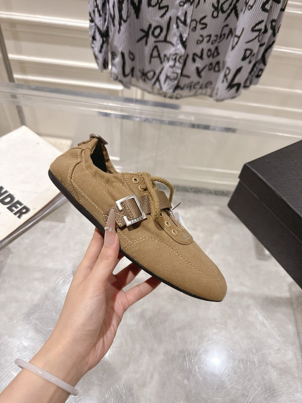 Prad 26S Low-Top Sneakers Re-Nylon Canvas Strap 148098