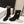 Celine Garance Triomphe Strap Boot 60mm Black Suede