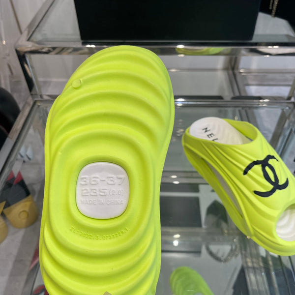 Ciabatte CC in schiuma giallo limone 204141